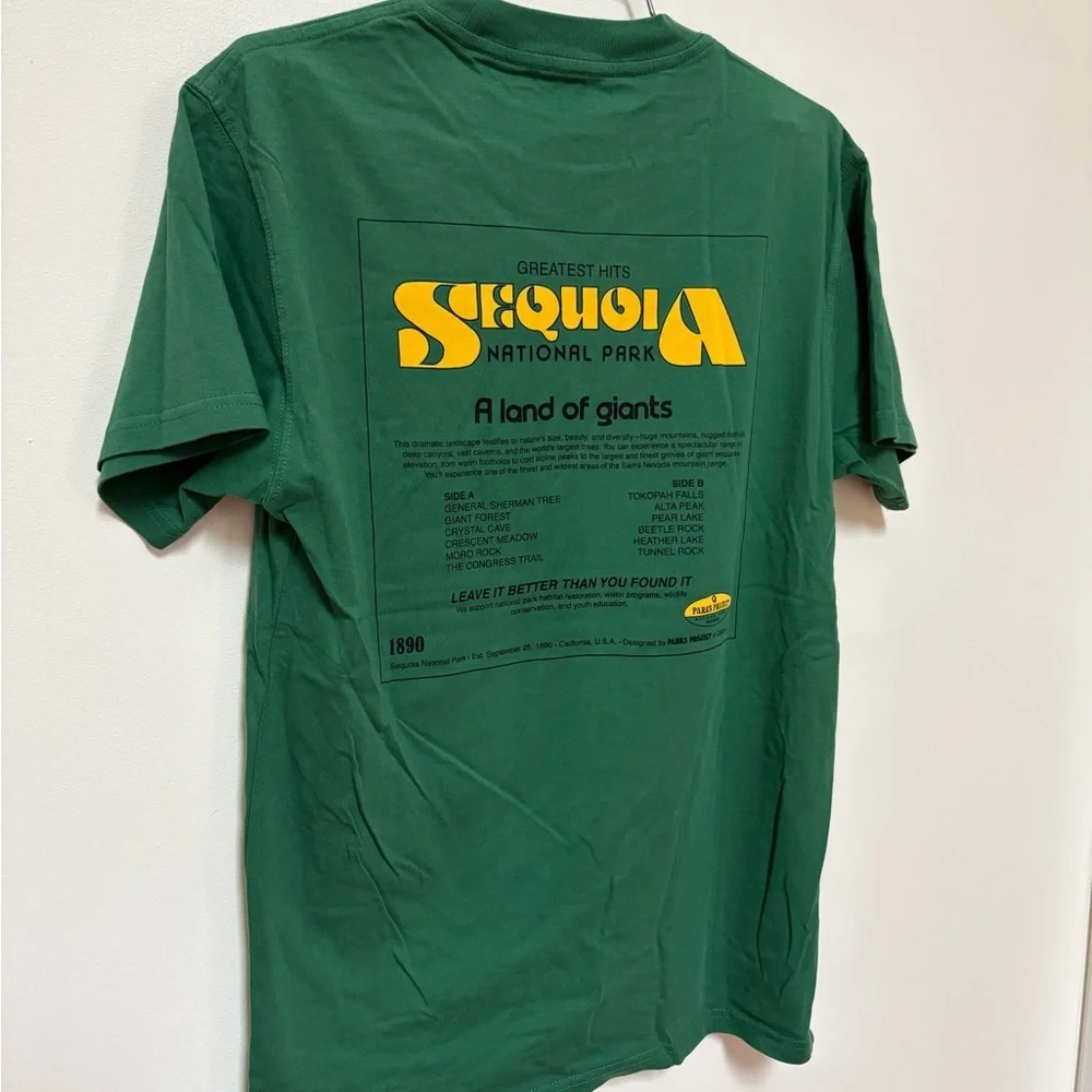NWOT Urban Outfitters Parks Project Sequoia Greatest Hits Tee Size Small